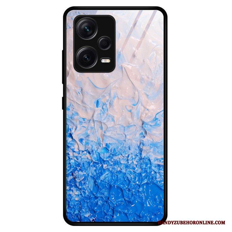 Skal Xiaomi Redmi Note 12 Pro Plus Marmorfärger Härdat Glas