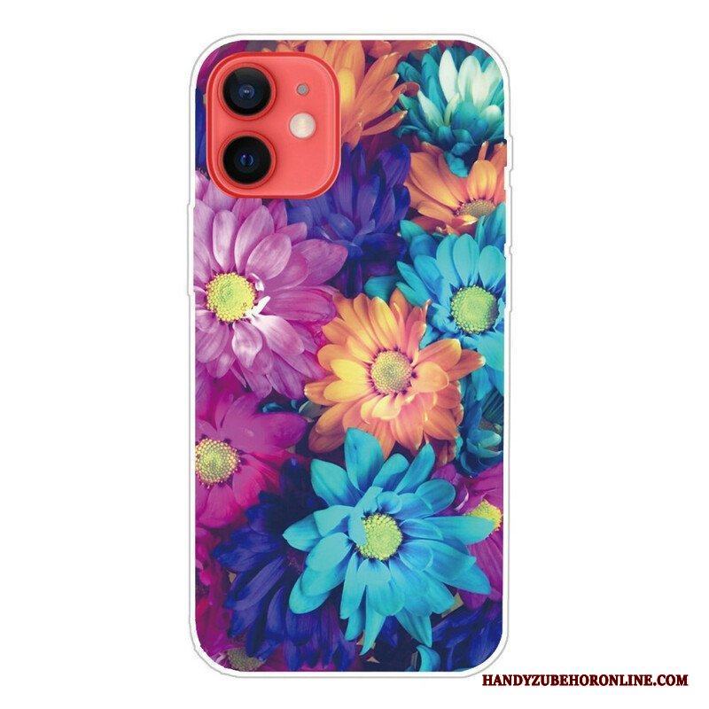 Skal iPhone 13 Mini Flexibla Blommor