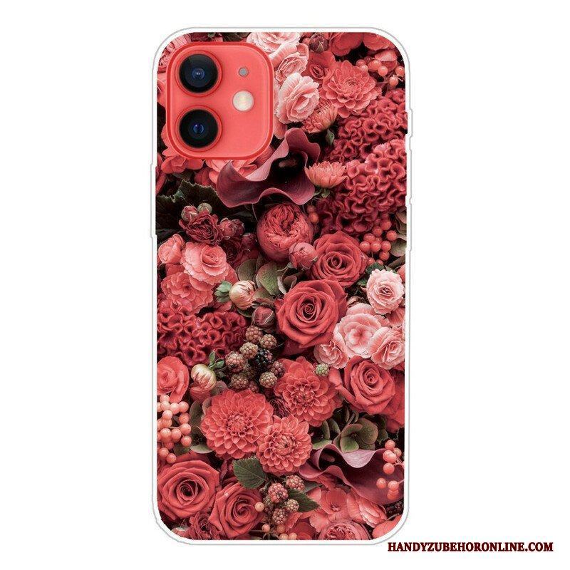 Skal iPhone 13 Mini Intensiva Blommor