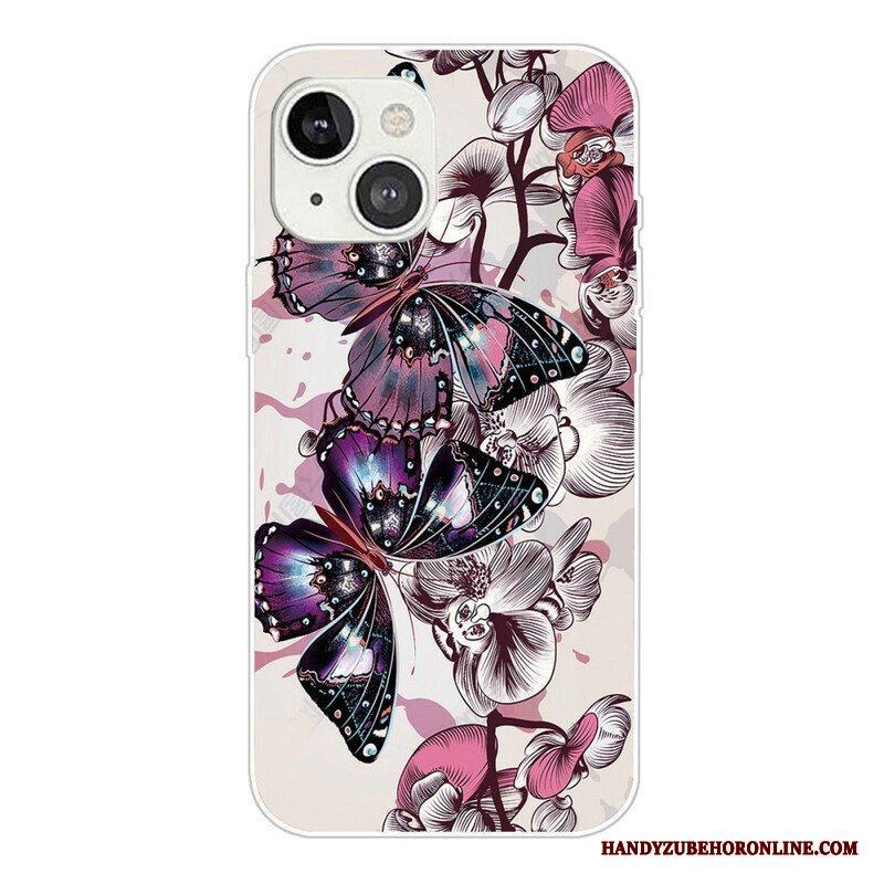 Skal iPhone 13 Mini Variation Fjärilar