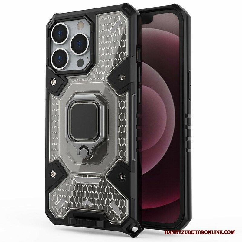 Skal iPhone 13 Pro Honeycomb Med Ring