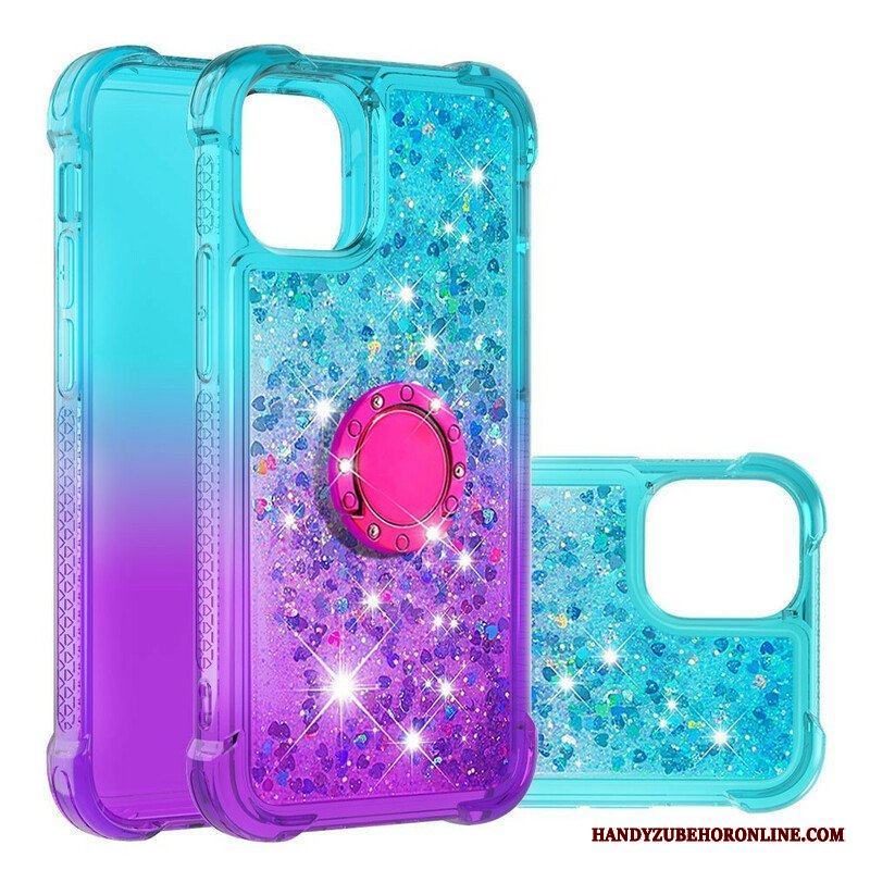 Skal iPhone 13 Pro Max Glitter Ring-bracket