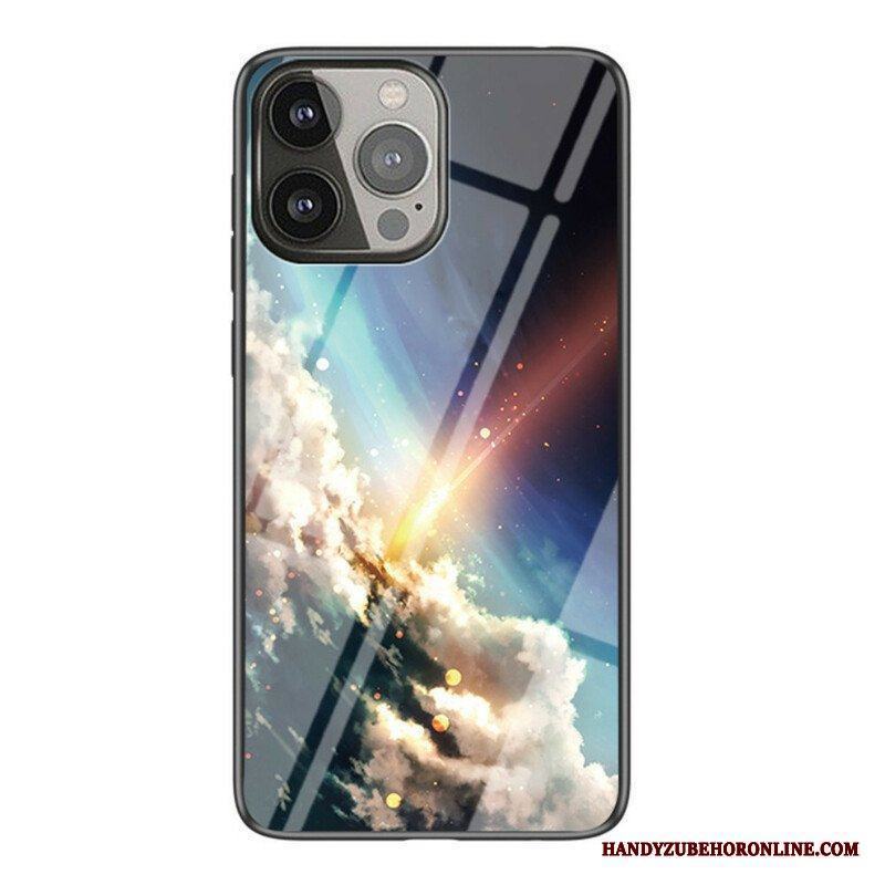 Skal iPhone 13 Pro Stjärnhimmel Härdat Glas