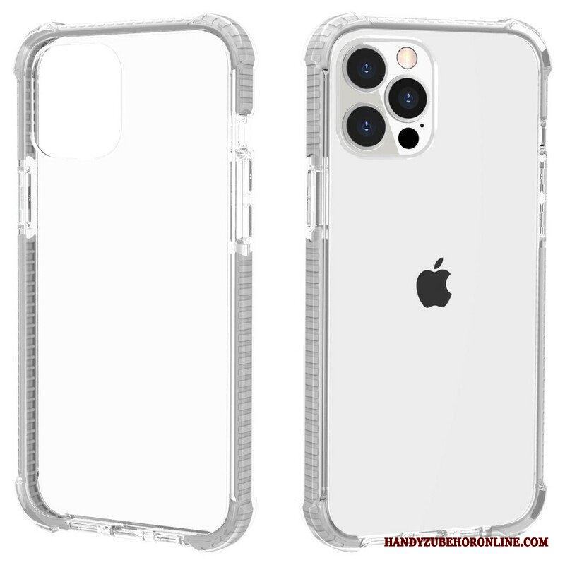Skal iPhone 13 Pro Transparenta Silikonkanter