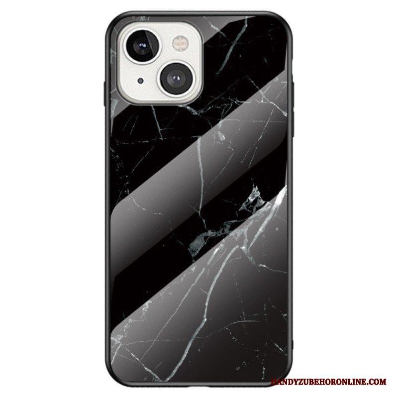Skal iPhone 14 Marmor Härdat Glas