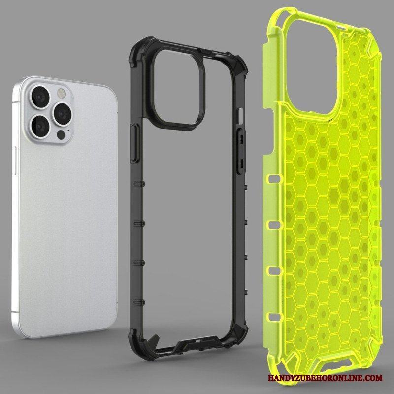 Skal iPhone 14 Pro Max Honeycomb Stil