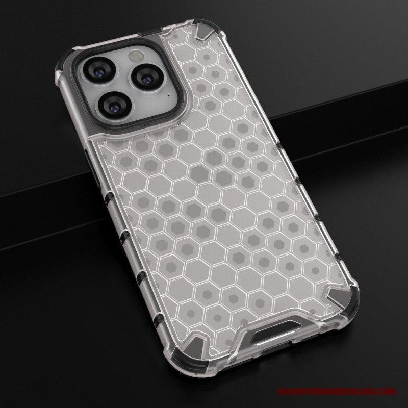 Skal iPhone 14 Pro Max Med Snodd Med Honeycomb Cord
