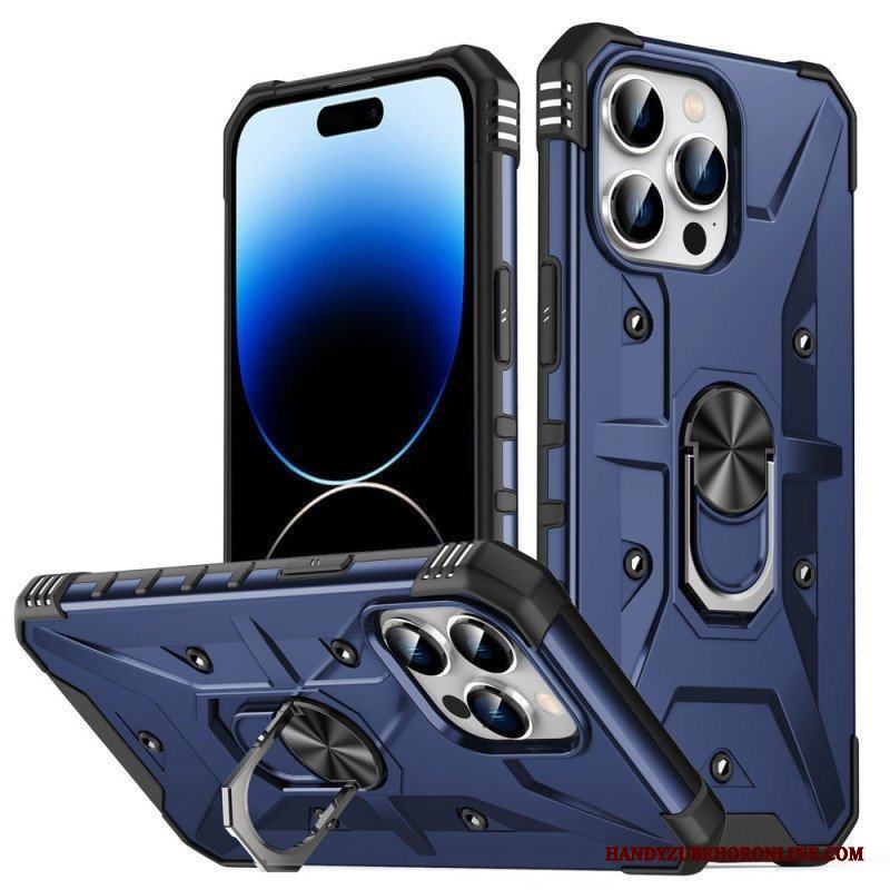 Skal iPhone 14 Pro Max Skyddsfodral Ring-support Optimalt Skydd