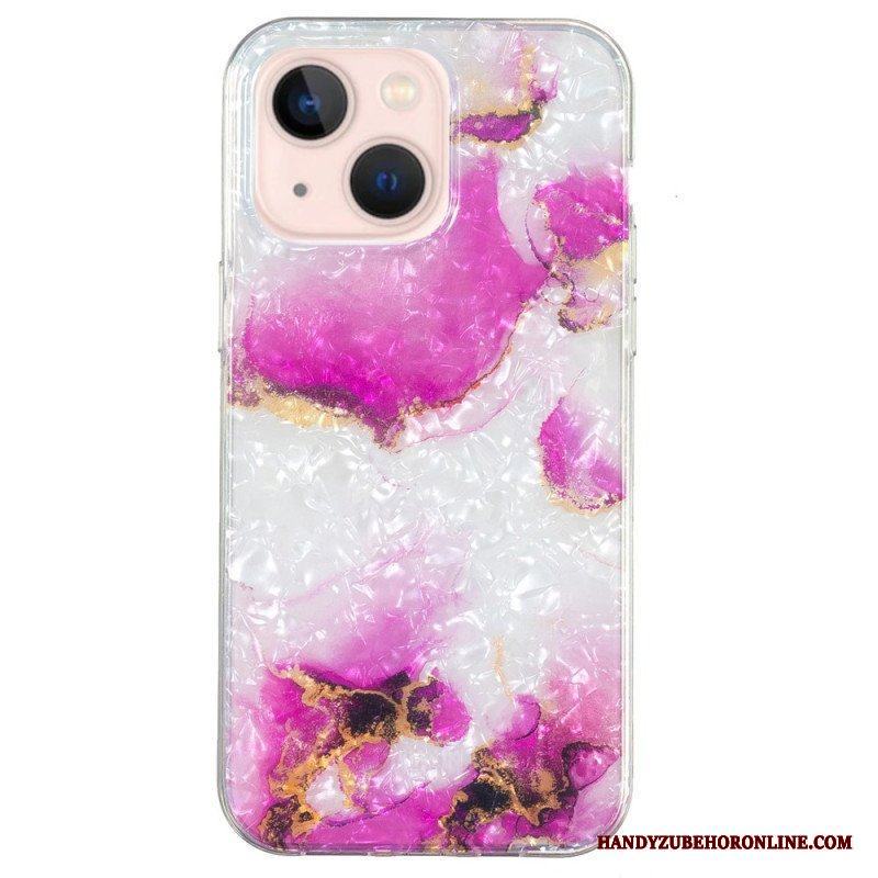 Skal iPhone 15 Plus Färgad Marmor