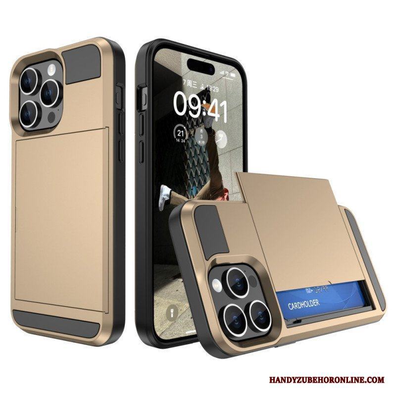 Skal iPhone 15 Plus Korthållare Med Dragkedja
