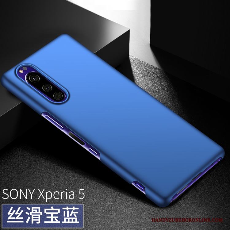 Sony Xperia 5 Skal Fallskydd Telefon Hård Nubuck Tunn Grön