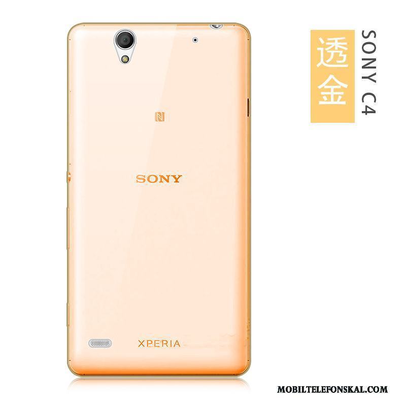 Sony Xperia C4 Mjuk Skal Silver Slim Silikon Telefon Stor