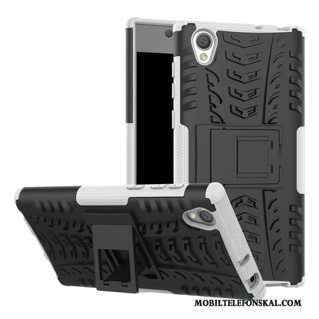 Sony Xperia L1 Fodral Mobil Telefon Skydd Nubuck Support Fallskydd Skal