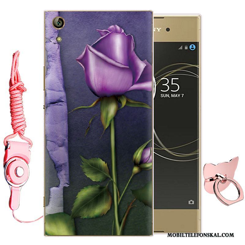 Sony Xperia L1 Mjuk Skal Telefon Tecknat Rosa Fodral Mobil Telefon Silikon