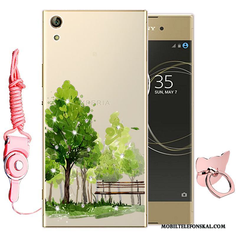 Sony Xperia L1 Mjuk Skal Telefon Tecknat Rosa Fodral Mobil Telefon Silikon