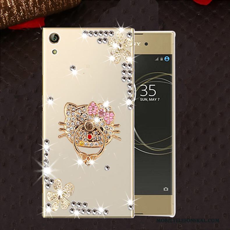 Sony Xperia L1 Skal Fallskydd Silikon Fodral Strass Telefon Mjuk