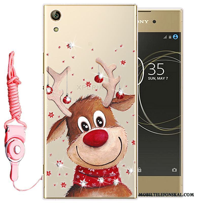 Sony Xperia L1 Strass Skal Telefon Transparent Mjuk Mobil Telefon Fodral Silikon