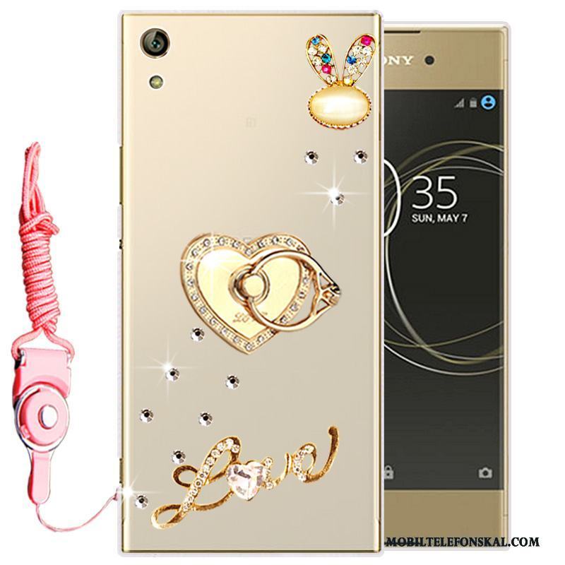 Sony Xperia L1 Strass Skal Telefon Transparent Mjuk Mobil Telefon Fodral Silikon