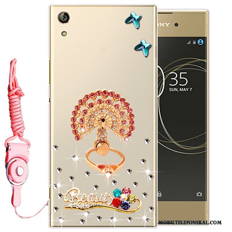 Sony Xperia L1 Strass Skal Telefon Transparent Mjuk Mobil Telefon Fodral Silikon