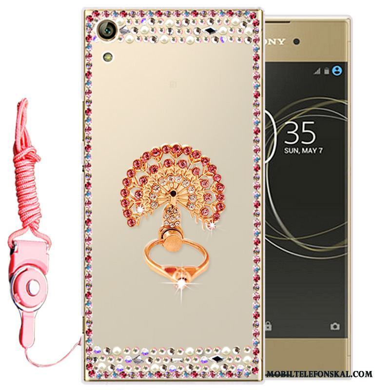 Sony Xperia L1 Strass Skal Telefon Transparent Mjuk Mobil Telefon Fodral Silikon