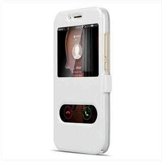 Sony Xperia L2 Skal Skydd Täcka Mobil Telefon Svart Läderfodral Telefon