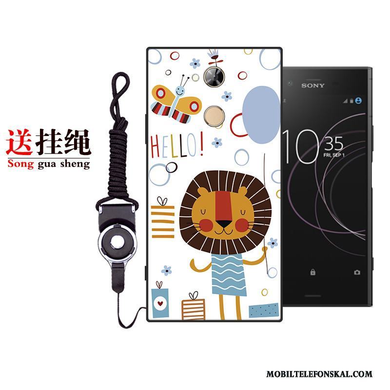 Sony Xperia L2 Trend Blå Skydd Tecknat Vacker Fodral Skal Telefon