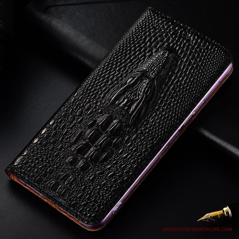 Sony Xperia L3 Skydd Krokodilmönster Läderfodral All Inclusive Blå Täcka Skal Telefon