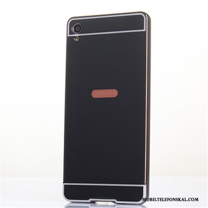 Sony Xperia Xa Frame Skal Telefon Skydd Fodral Metall Mobil Telefon Silver
