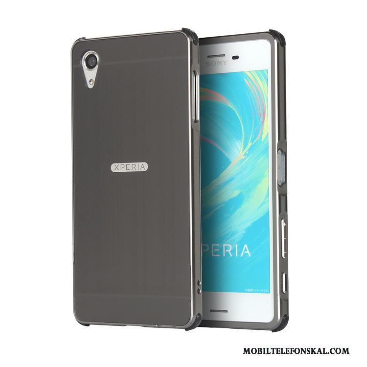 Sony Xperia Xa Skal Telefon Frame Metall Skydd Fallskydd Bakre Omslag Fodral