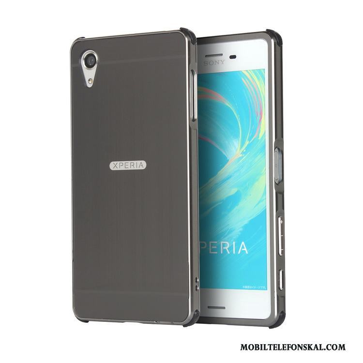 Sony Xperia Xa Skal Telefon Frame Metall Skydd Fallskydd Bakre Omslag Fodral