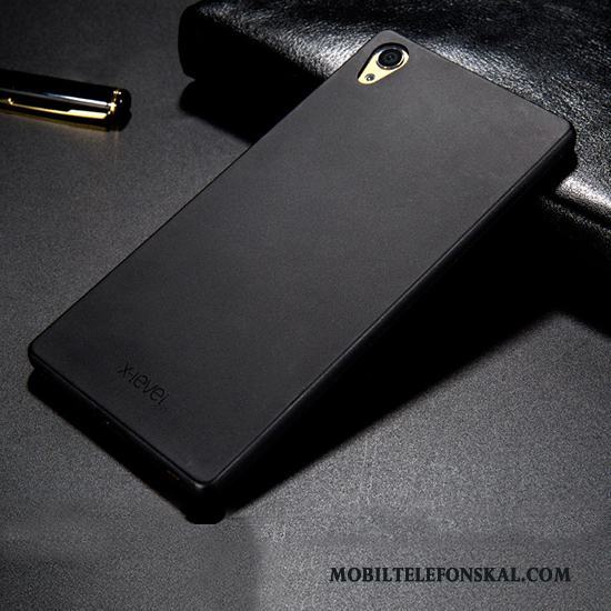 Sony Xperia Xa Ultra Guld Nubuck Silikon Mjuk Skal All Inclusive Telefon