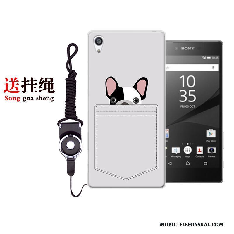 Sony Xperia Xa1 Plus Fallskydd Tecknat Fodral Skal Telefon Blå Mjuk Personlighet