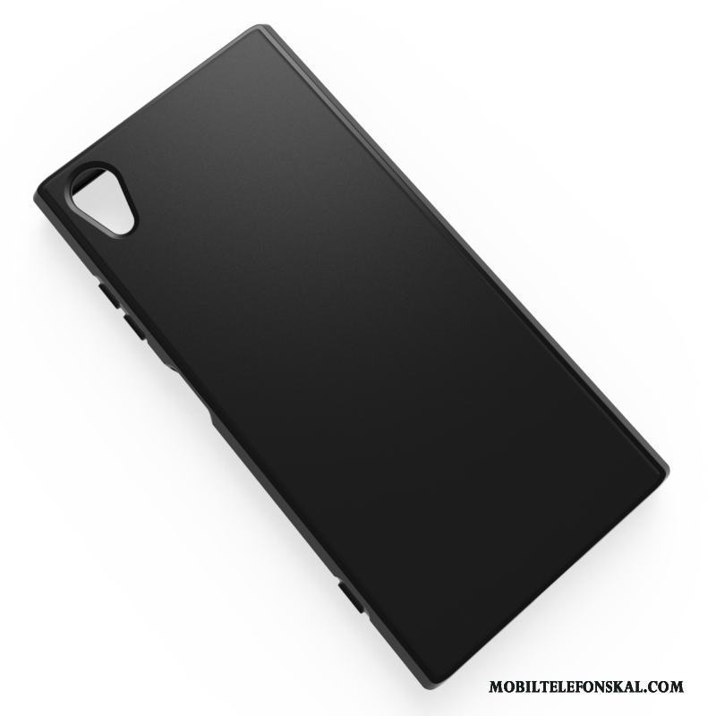 Sony Xperia Xa1 Plus Mjuk Blå Mobil Telefon Skal Telefon Fodral Skydd Nubuck