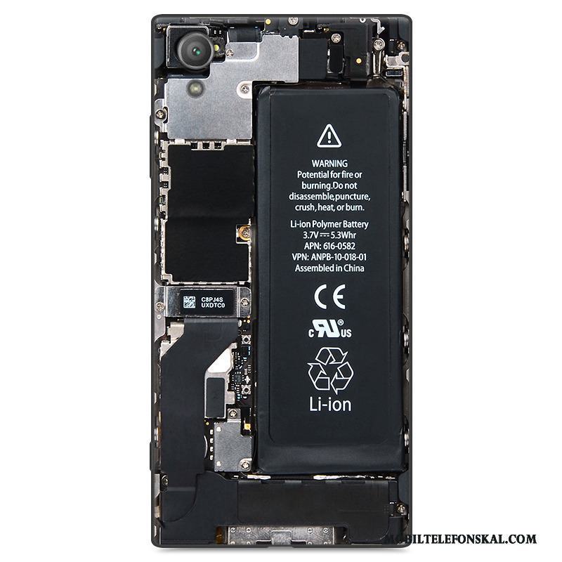 Sony Xperia Xa1 Plus Skydd Skal Telefon Fallskydd Fodral Silikon Svart Gul