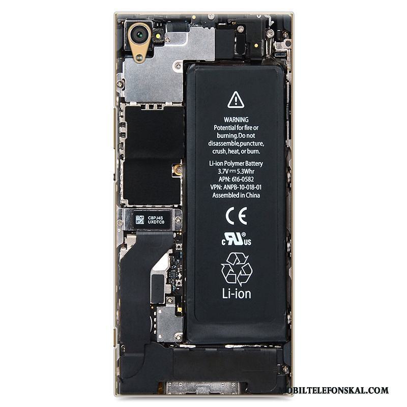 Sony Xperia Xa1 Ultra Fodral Kreativa Målade Skydd Skal Telefon Retro Personlighet