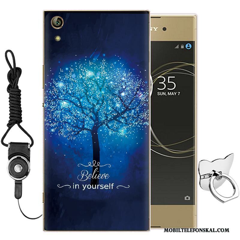 Sony Xperia Xa1 Ultra Skal Telefon Purpur Mjuk Tecknat Fodral Silikon