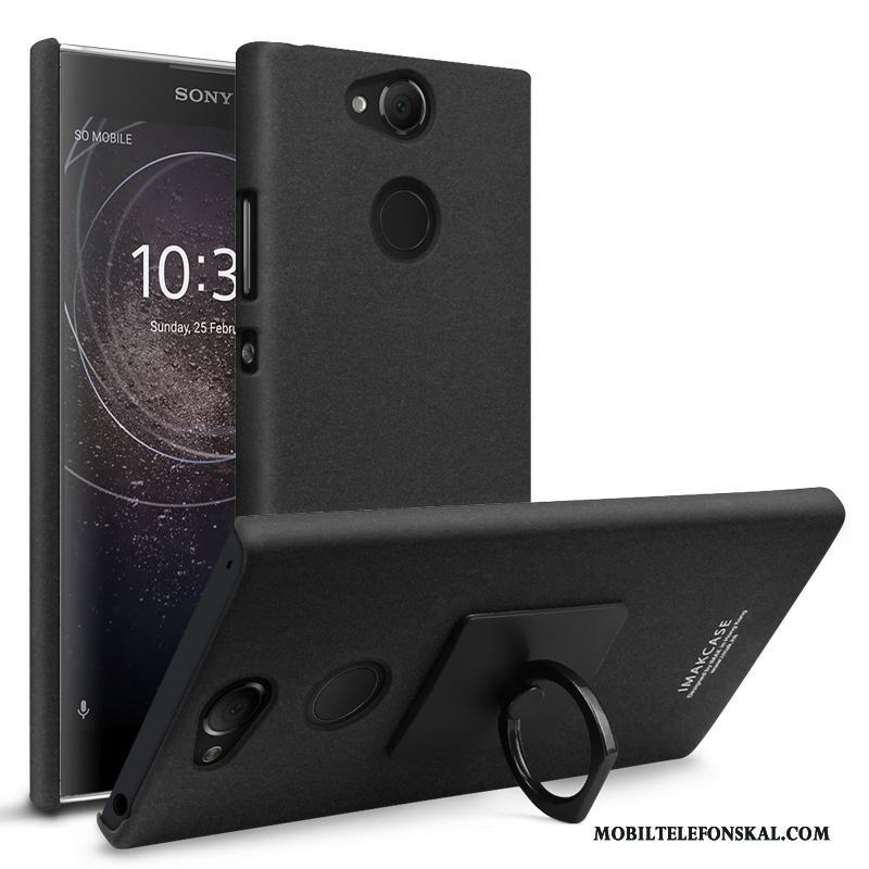 Sony Xperia Xa2 Fallskydd Trend Ring Blå Skal Telefon All Inclusive Nubuck