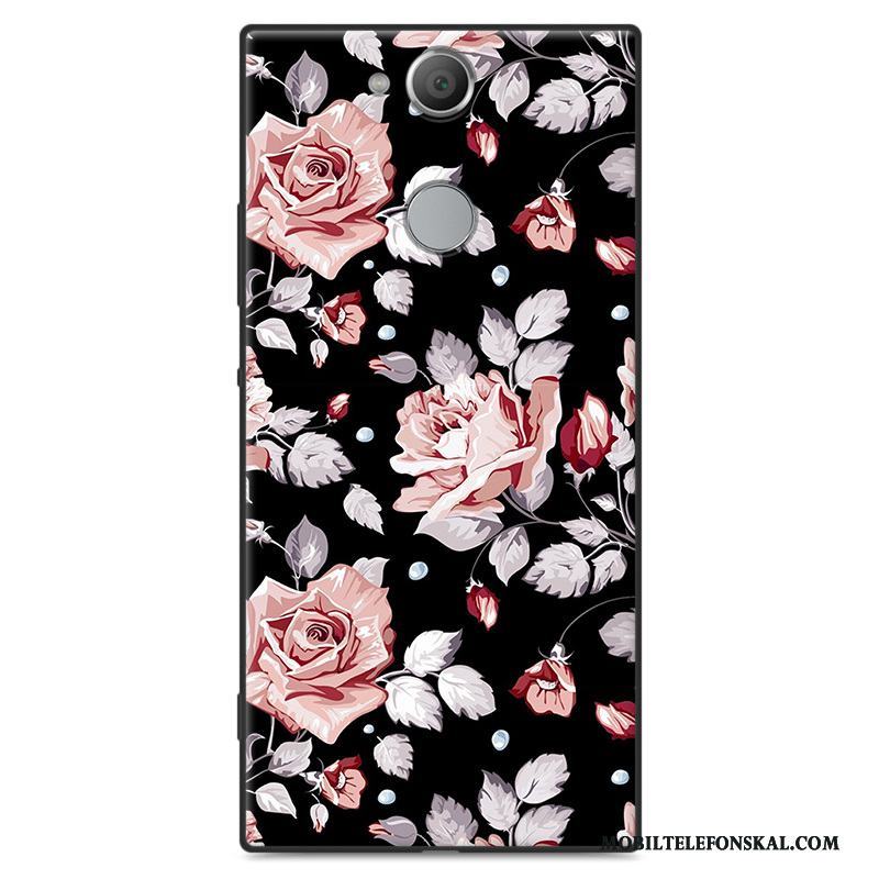 Sony Xperia Xa2 Skydd Blommor Fodral All Inclusive Skal Telefon Silikon Fallskydd