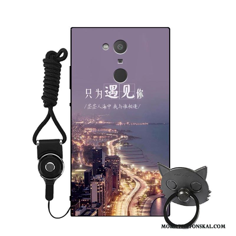 Sony Xperia Xa2 Skydd Personlighet All Inclusive Grön Skal Telefon Tecknat Mörk