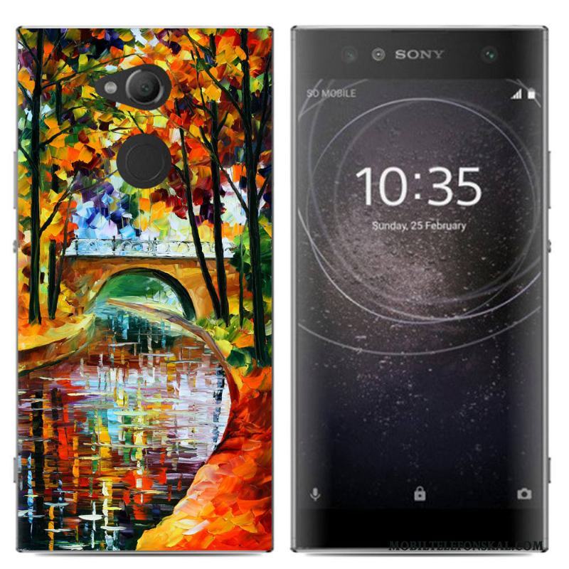 Sony Xperia Xa2 Ultra Skal Telefon Mjuk Fodral Målade Mobil Telefon Skydd Färg