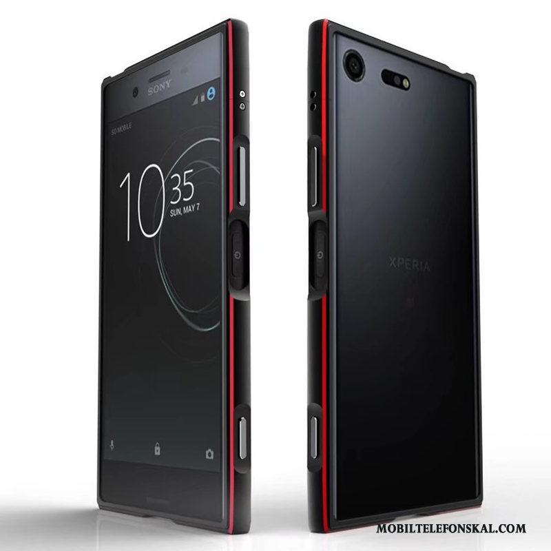 Sony Xperia Xz Premium Fallskydd Trend Metall Frame Fodral Skal Telefon Lätt Och Tunt