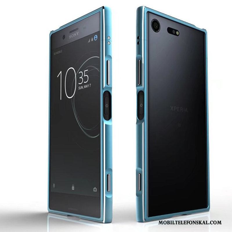 Sony Xperia Xz Premium Fallskydd Trend Metall Frame Fodral Skal Telefon Lätt Och Tunt