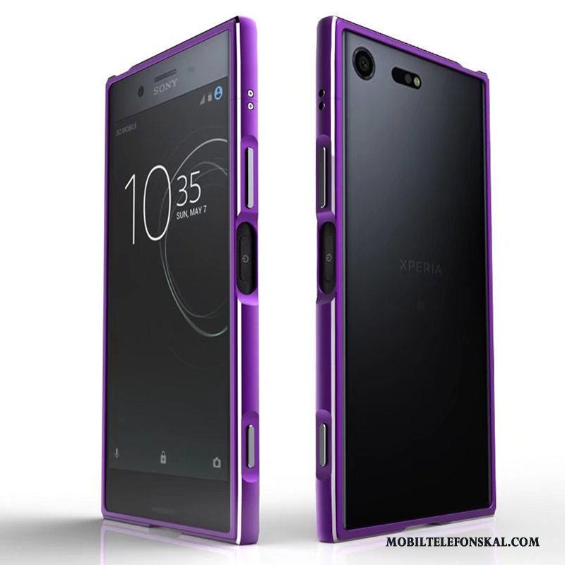 Sony Xperia Xz Premium Fallskydd Trend Metall Frame Fodral Skal Telefon Lätt Och Tunt