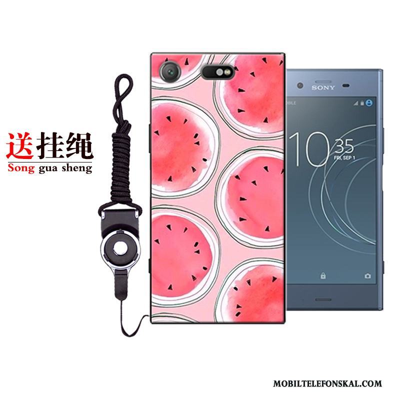 Sony Xperia Xz1 Compact Fallskydd Skal Telefon Silikon Tecknat Mjuk Fodral