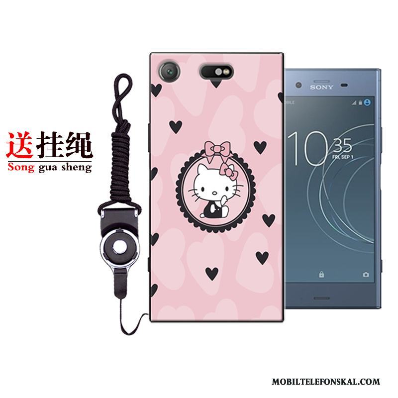 Sony Xperia Xz1 Compact Fallskydd Skal Telefon Silikon Tecknat Mjuk Fodral