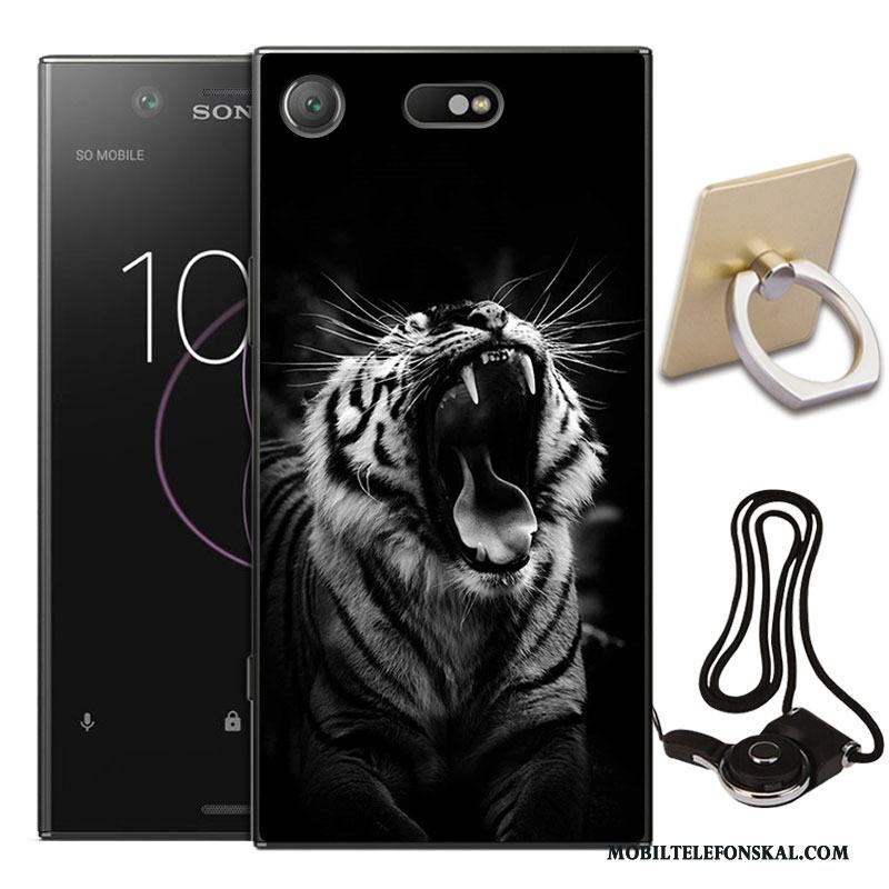 Sony Xperia Xz1 Compact Fodral All Inclusive Mjuk Fallskydd Skal Telefon Målade