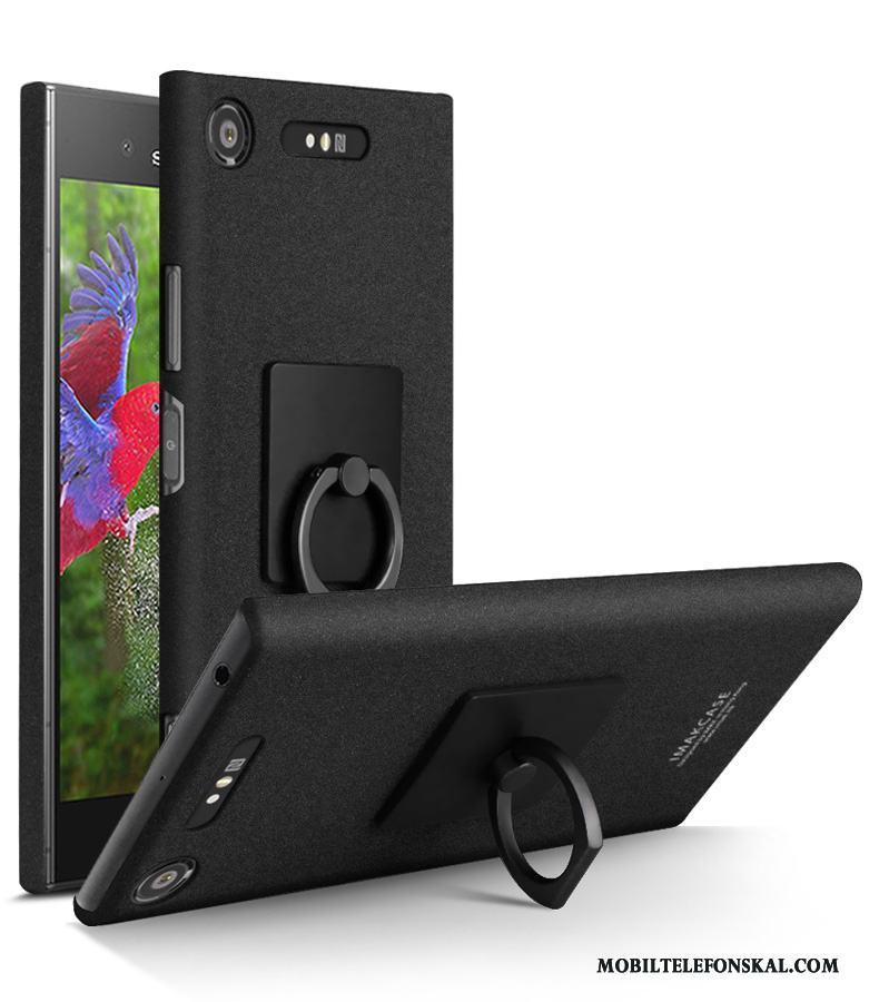 Sony Xperia Xz1 Compact Hård Fallskydd Fodral Skal Telefon Tunn Nubuck Mobil Telefon