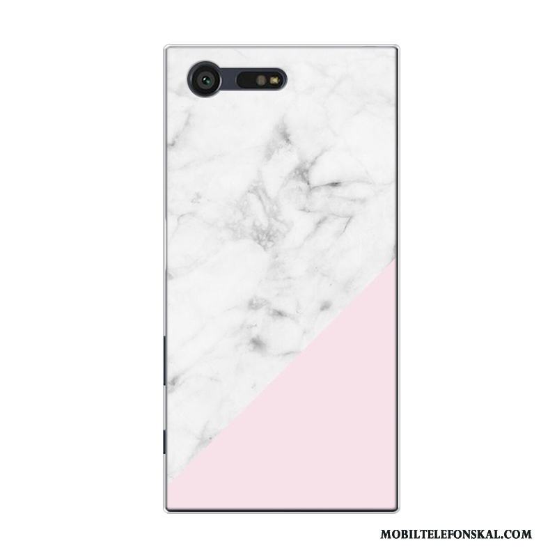 Sony Xperia Xz1 Enkel Fodral Silikon Skydd Rosa Mjuk Skal Telefon