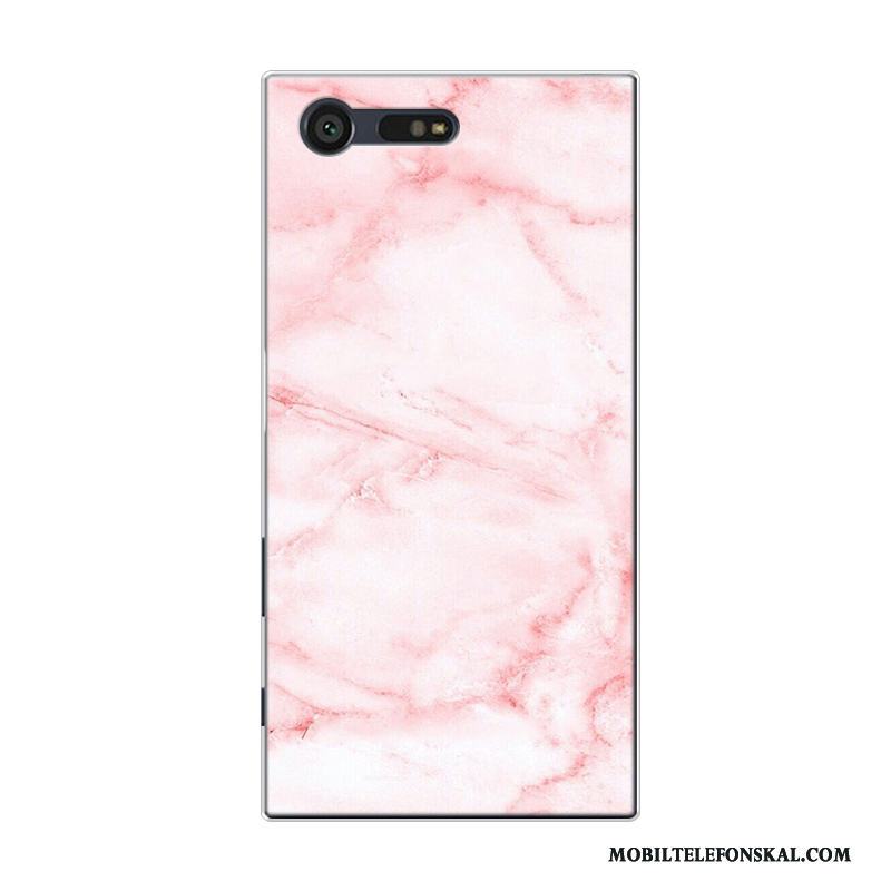 Sony Xperia Xz1 Enkel Fodral Silikon Skydd Rosa Mjuk Skal Telefon