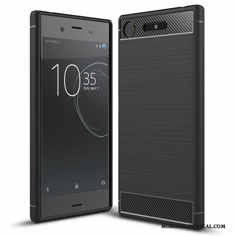 Sony Xperia Xz1 Silikon Skal Telefon Mobil Telefon Skydd Fodral Mjuk Blå